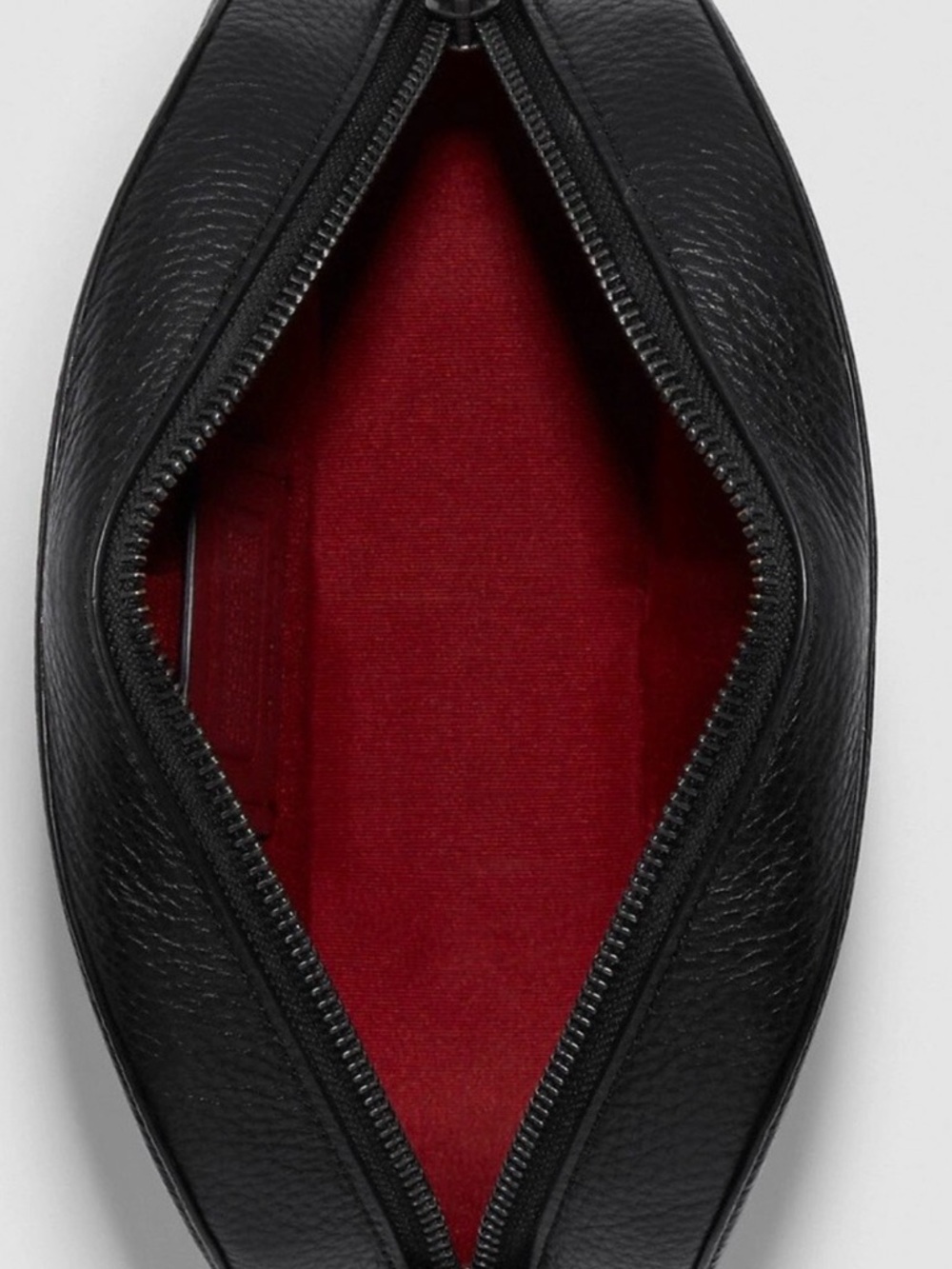 COACH Black Leather Oval Crossbody with Rainbow Coach Carriage Logo - Picture 3 of 3